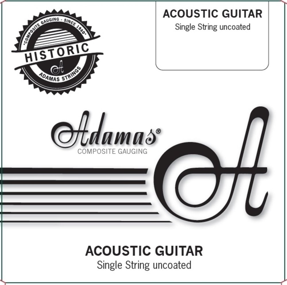 Adamas Cordes individuelles acoustiques Phosphor Bronze wound .042"/1,06mm | wound
