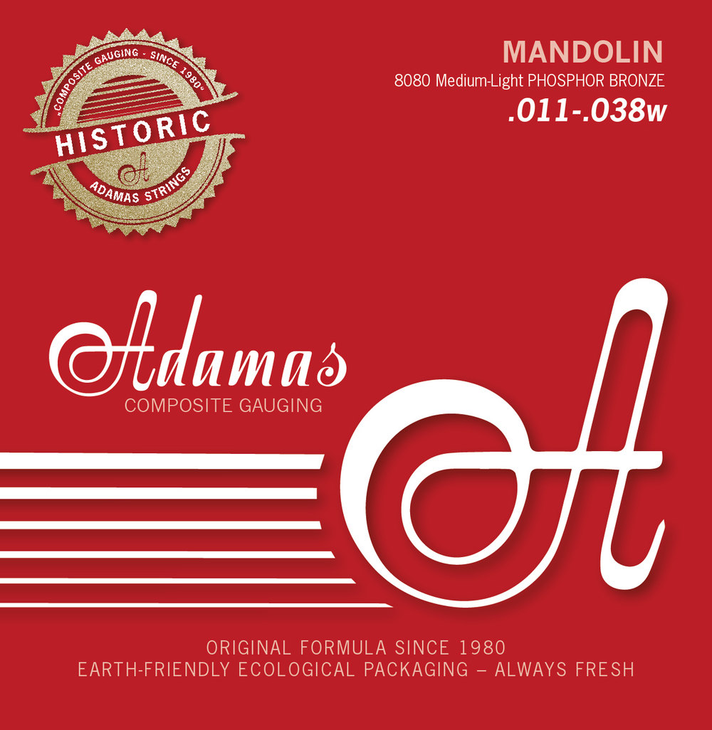 Adamas Mandolino .011-.038 Phosphor Bronze Med.-Light .011 | 8080