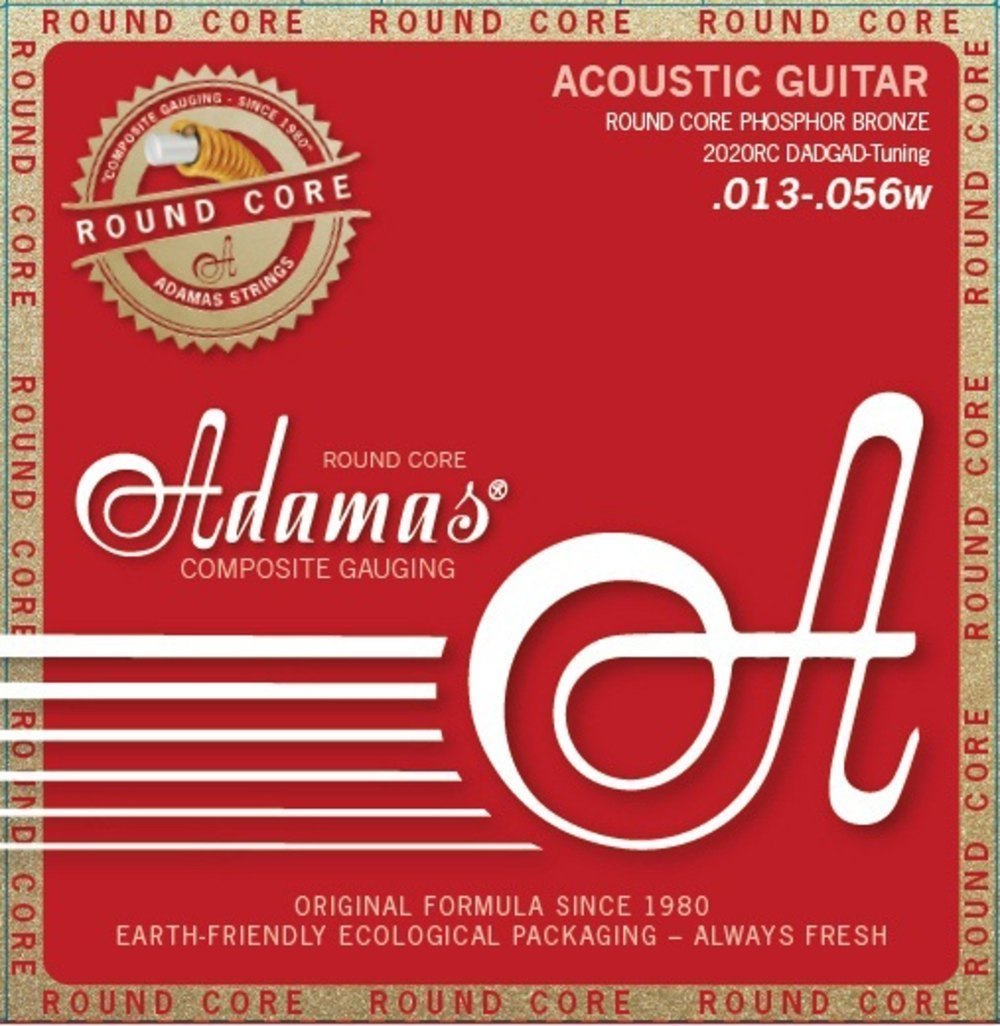 Adamas Corde per chitarra acustica Round Core Phosphor Bronze DADGAD-Tuning | 2020RC