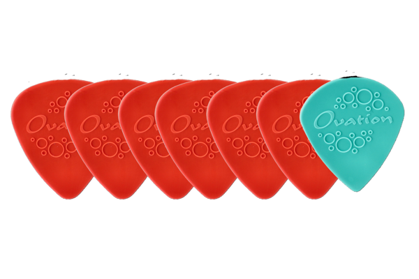 Ovation Diamond Picks Púa de Nylon Estándar 351 0,73 mm | blood red