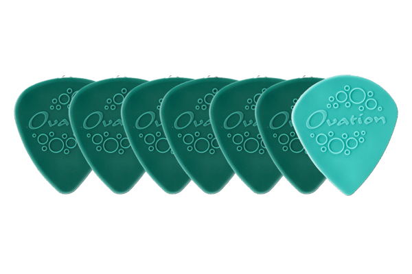 Ovation Diamond Picks Púa de Nylon Estándar 351 1,00 mm | teal green