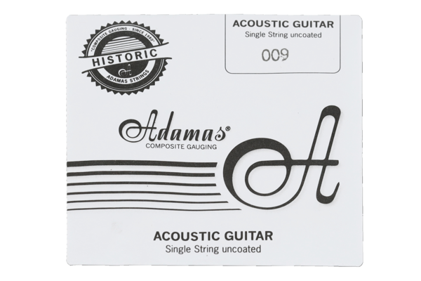 Adamas Corde individuelle acoustique plain acier .009"/0,23mm | plain