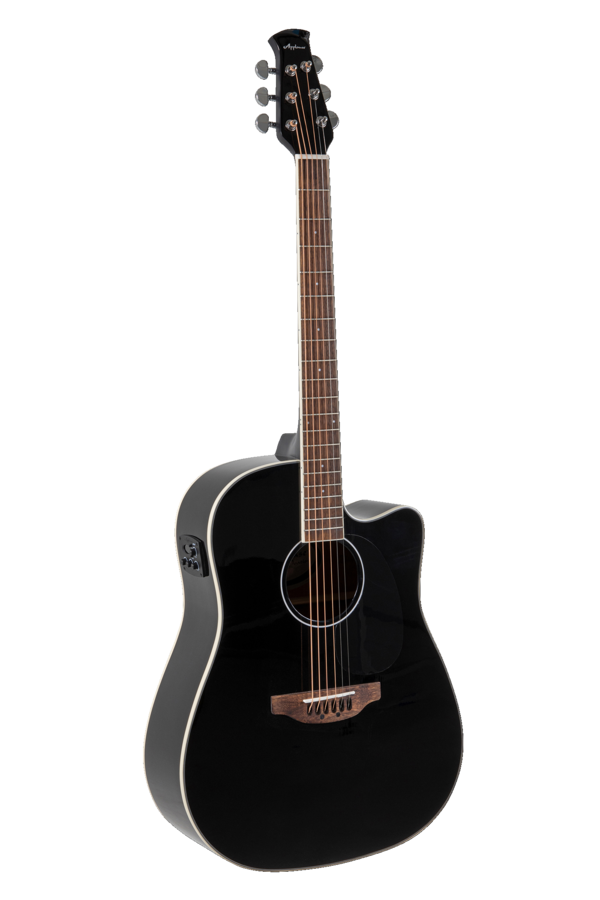 Applause Guitare électro-acoustique Wood Classics AED96-5HG Black Gloss Electro noir brillant | AED96-5HG