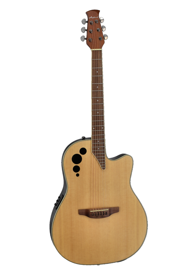 Applause Elite AE44 Mid Cutaway Natural Satin | AE44-4S