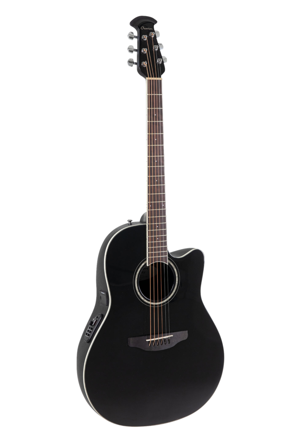 Ovation Celebrity Traditional CS24 Mid Cutaway Negro | CS24-5-G