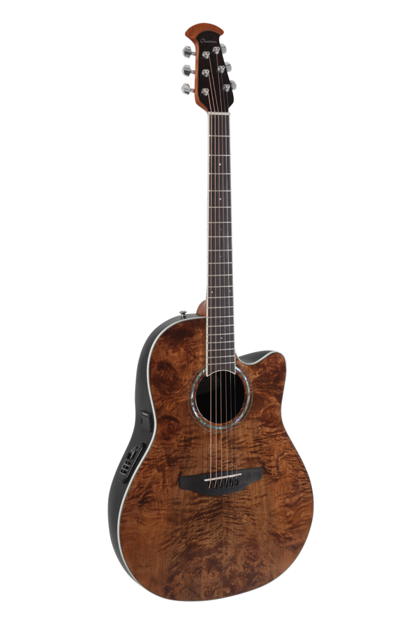 Ovation Celebrity Traditional Plus CS24P Mid Cutaway Nutmeg Burled Maple | CS24P-NBM-G