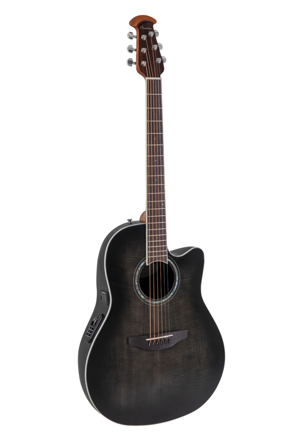Ovation Celebrity Traditional Plus CS24P Mid Cutaway Transparent Blackburst Flame | CS24P-TBBY-G