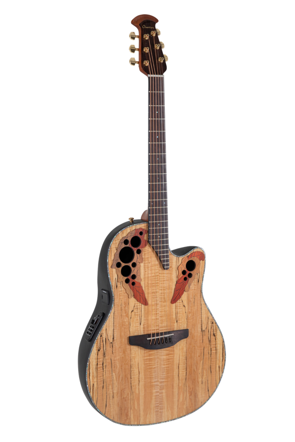 Ovation Celebrity Elite Plus CE44P Mid Cutaway Natural Spalted Maple | CE44P-SM-G
