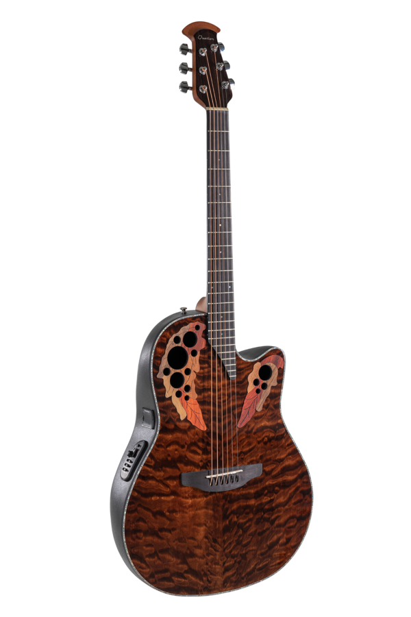 Ovation Celebrity Elite Plus CE44P Mid Cutaway Dark Tiger Eye | CE44P-TGE-G