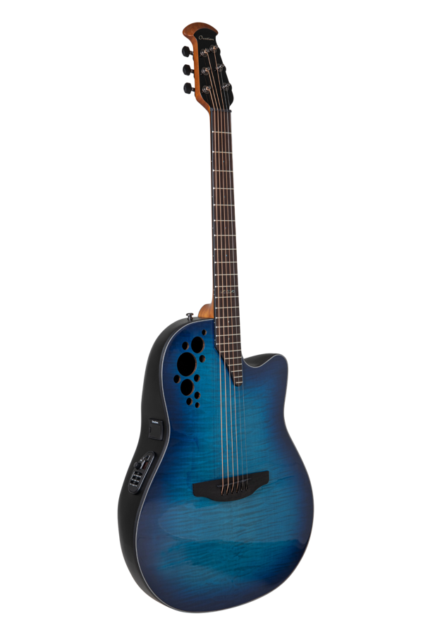 Ovation Celebrity Elite Plus Ltd 2024 Blue Flamed Maple | CE44P-BLFL-G