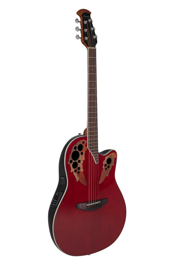 Ovation Celebrity Elite CE48 Super Shallow Cutaway Ruby Red | CE48-RR-G