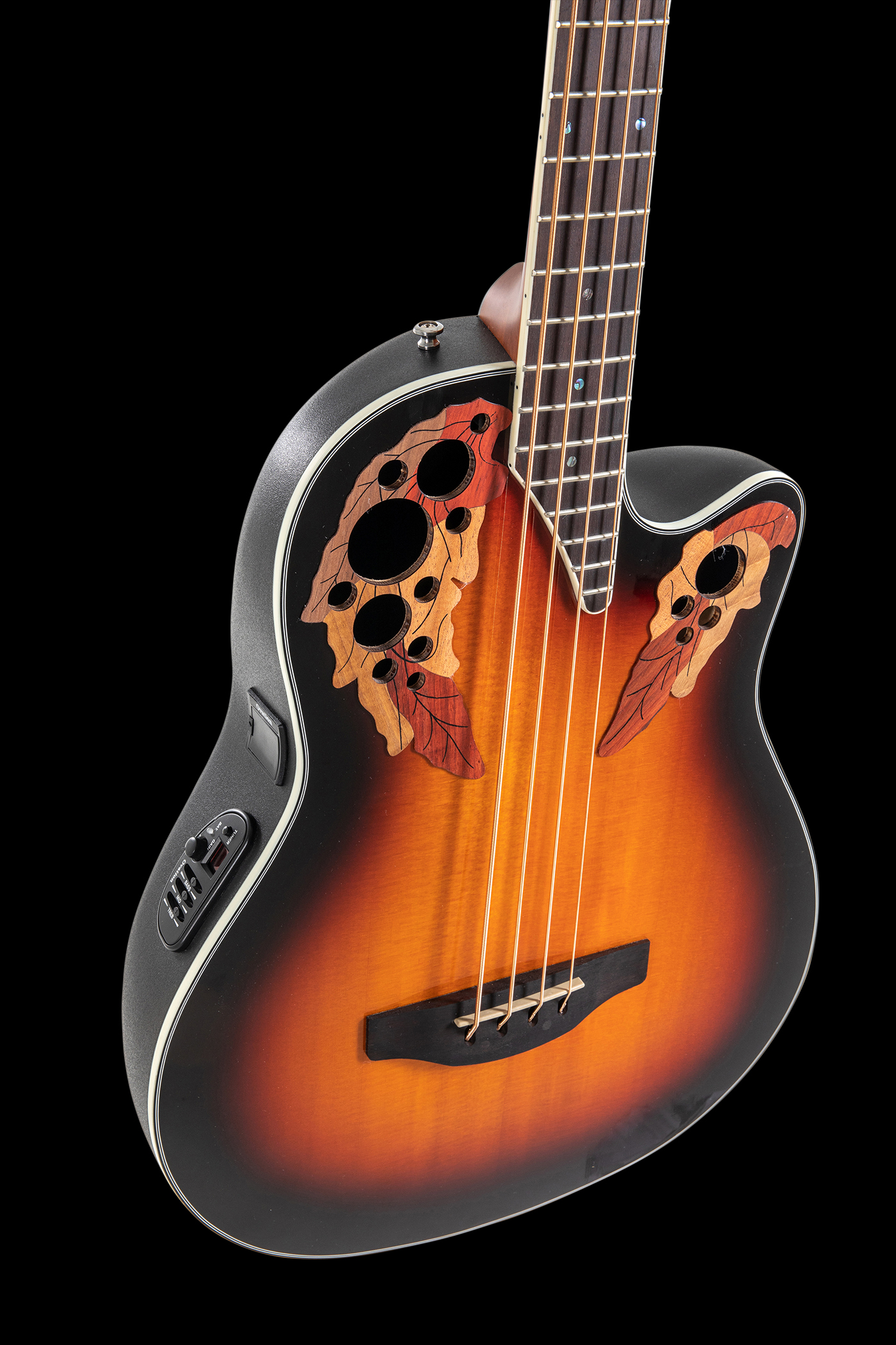 Ovation エレキベース 4弦 ブラウン OVATION ( オベーション ) Applause E-Acoustic Bass AEB4-7S