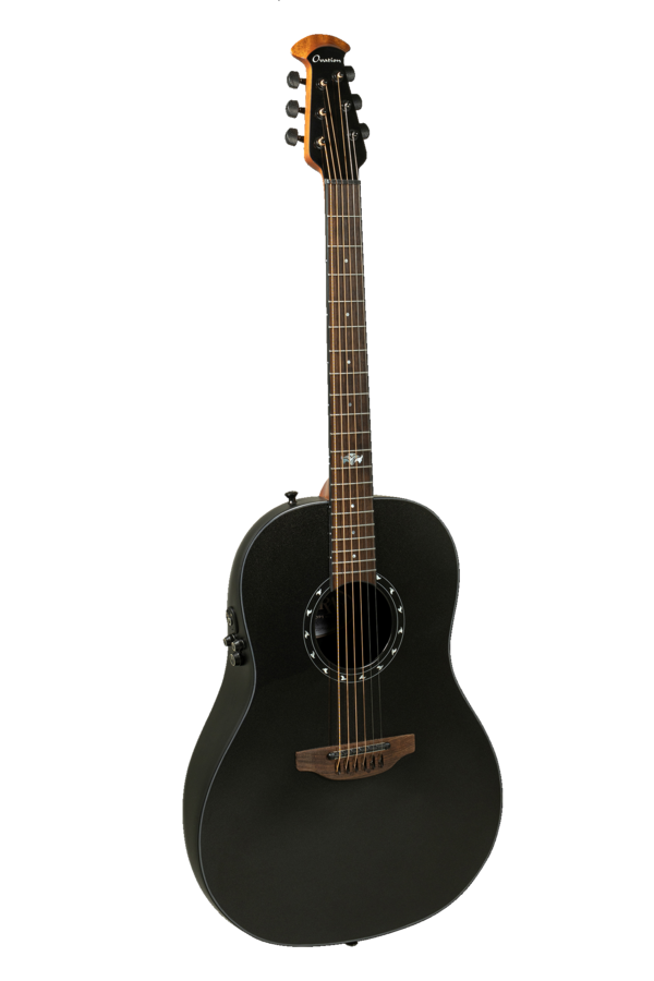 Ovation Pro Series Ultra 1516 Mid Non-Cutaway Pitch Black | 1516PBM-G