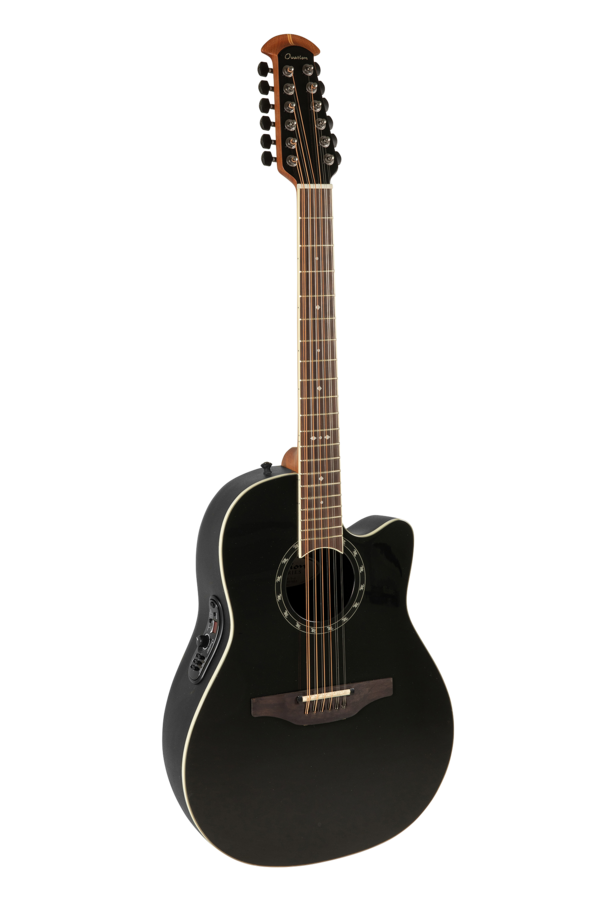 Ovation Pro Series Standard Balladeer 2751AX Deep Contour 12-string Black | 2751AX-5-G