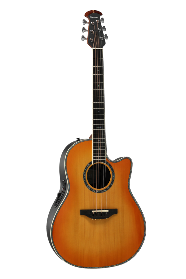 Ovation E-Acoustic Guitar Pro Series Custom Balladeer Deep Contour Honey Burst | 2762BL-HB-G