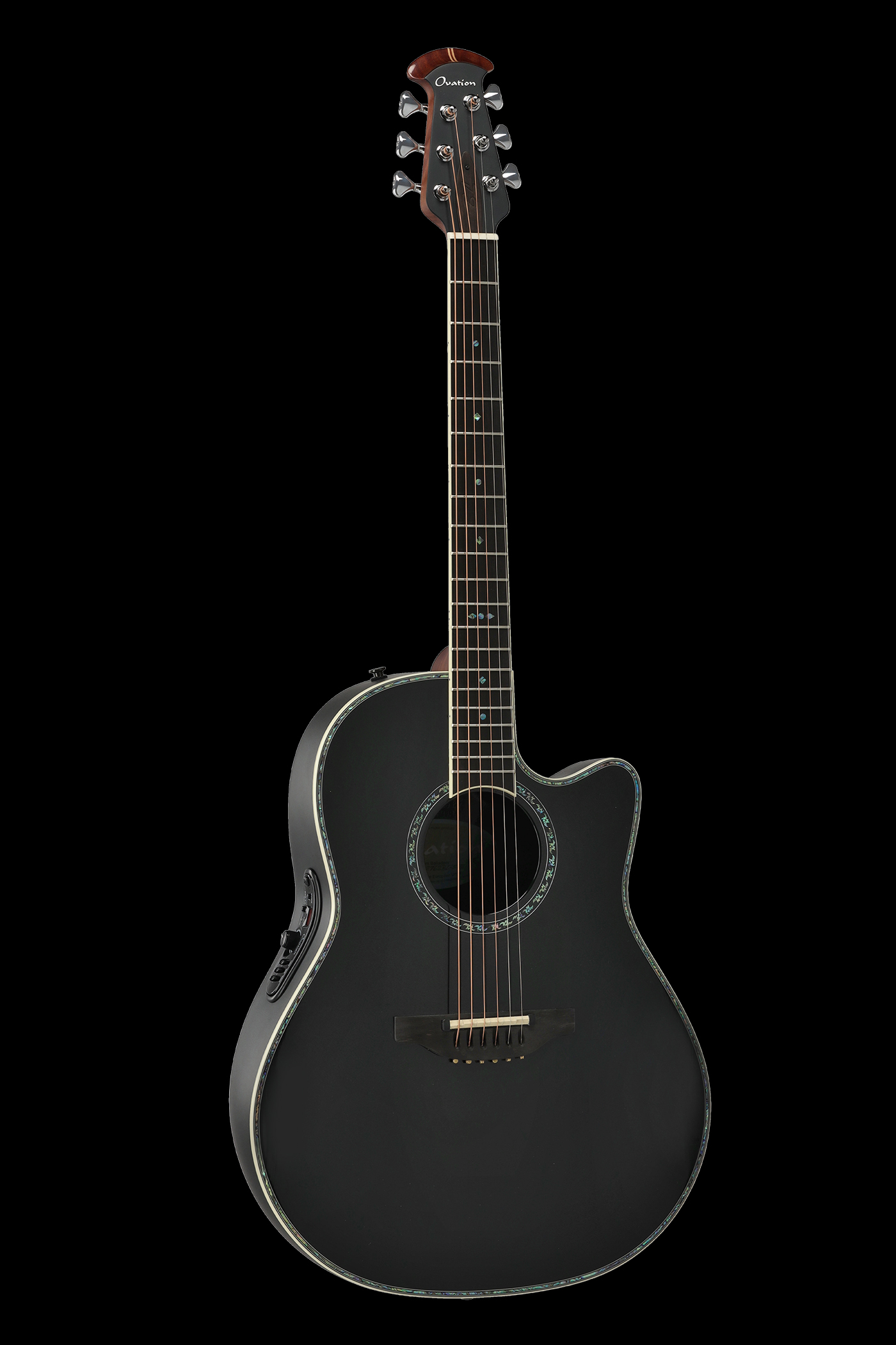 Ovation E-Acoustic Guitar Pro Series Custom Balladeer Deep
