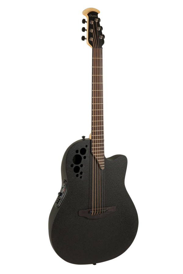 Ovation Pro Series Elite 1868TX Super Shallow Black Textured | 1868TX-5-G