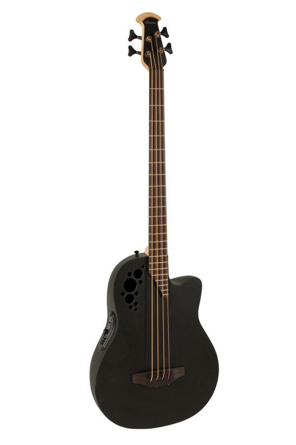 Ovation Pro Series Elite B778TX Mid Cutaway 4-string Black Textured | B778TX-5-G