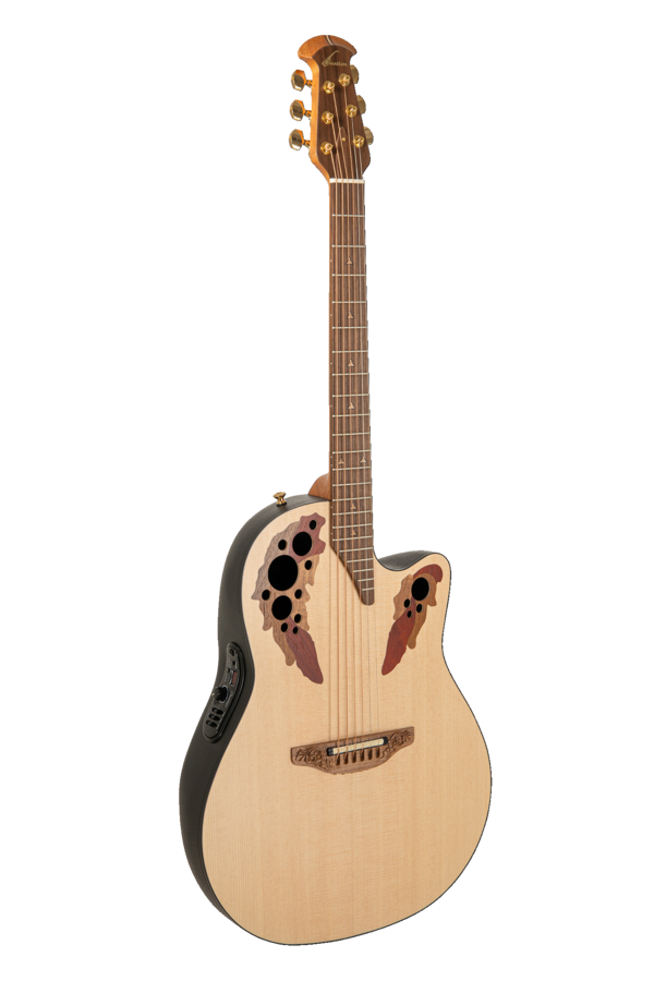 Ovation Pro Series Elite 1768-4S-G USA Deep Bowl Natural Satin | 1768-4S-G