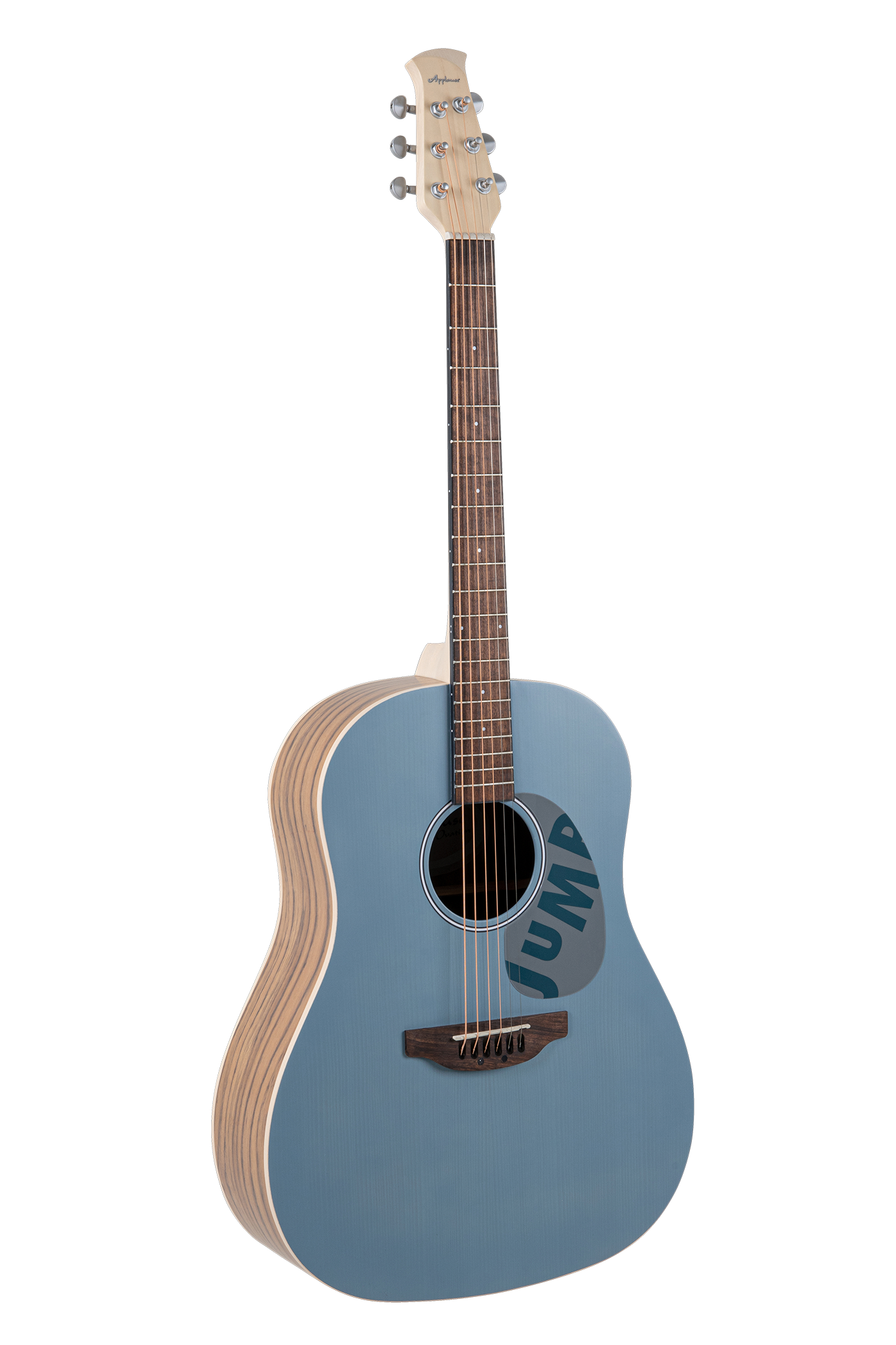 Achat/Vente Guitares - Guitare dreadnought Slope Shoulder électro-acoustique  pan couplé bleu transpar - Rockstation