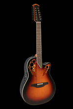 Ovation E Acoustic Guitar Standard Elite Deep Contour Cutaway 12 string